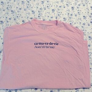 Camaraderie Sabrina Carpenter Tour Tshirt- Size Large. Never used